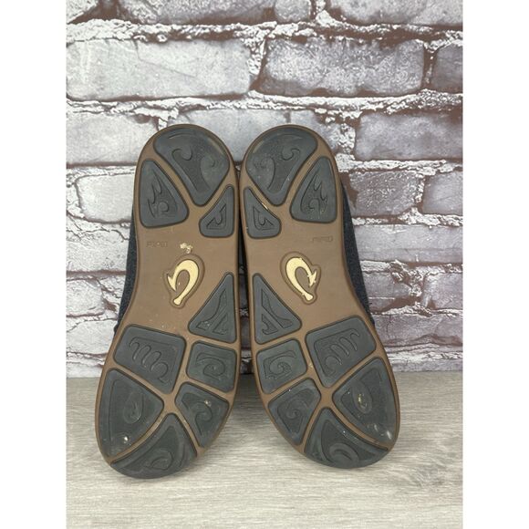 Olukai Wool Gray Wool Fabric Casual Slip On Casual Sneakers Men’s 11M US/44EU - Picture 5 of 16